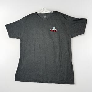 Vans SASQUATCH T Shirt Happy Holidays Van Doren Collection Christmas Sz XL GREY